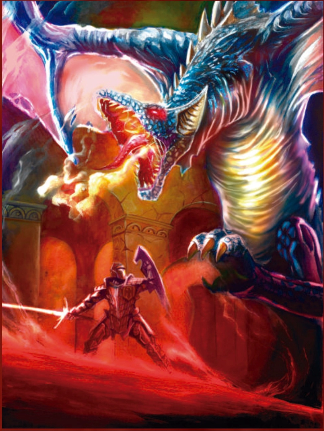 Ilustración de la baraja dragoncito daño directo